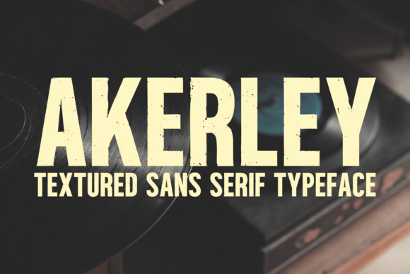 Akerley: The Vintage Display Font for Scroll-Stopping Campaigns