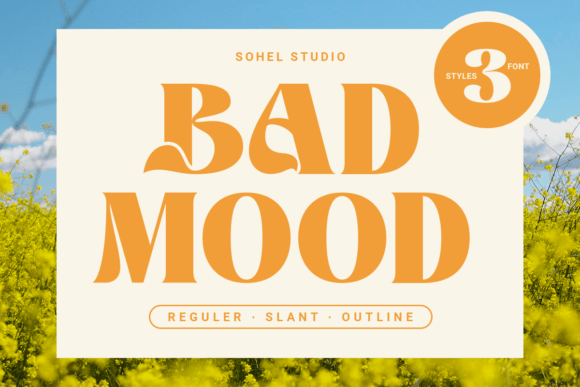 Badmood: A Modern Bold Font for Sophisticated Branding