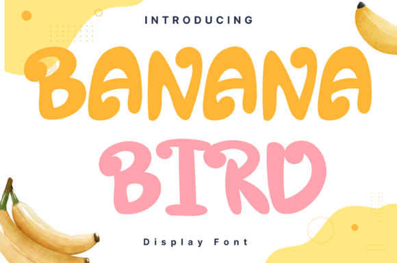 Banana Bird: The Whimsical Display Font for Handmade Creators