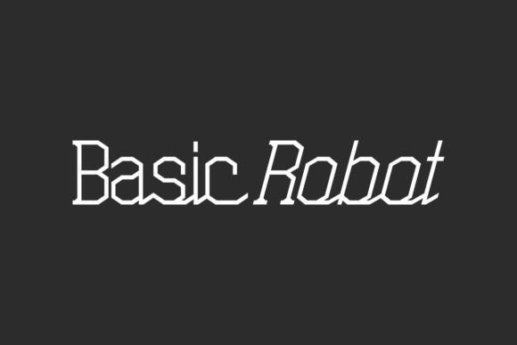 Basic Robot: The Techno Sporty Typeface for Bold Digital Layouts
