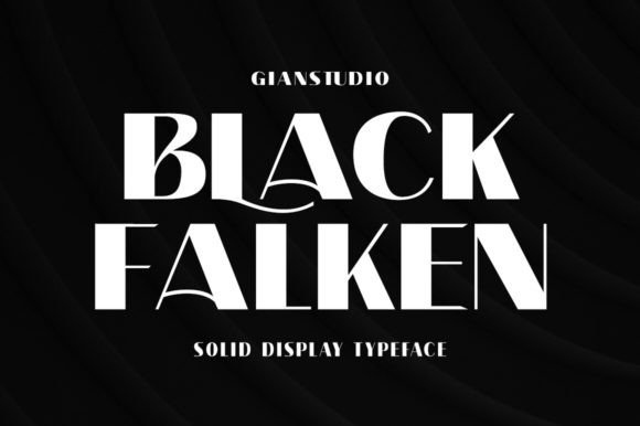 Black Falken: The Premium Serif Typeface for Luxury Branding