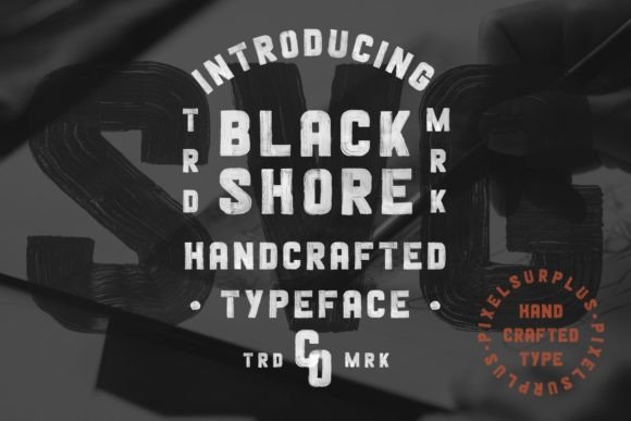 Blackshore: A Bold Hand-Painted Sans Serif for Creative Brands