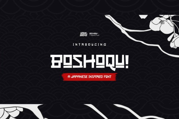 Boshoqu: The Japanese-Inspired Display Font for Handmade Brands
