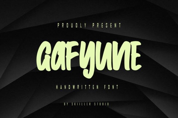Gafyune: The Elegant Handwritten Display Font You Need