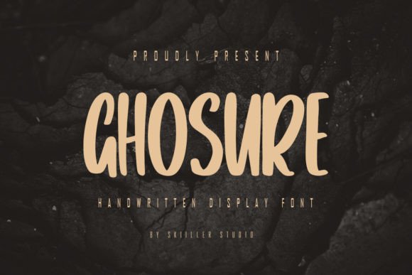 Ghosure: The Handwritten Display Font for Editorial Design