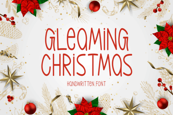 Gleaming Christmas: The Premium Display Font for Festive Campaigns