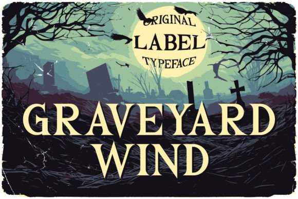 Graveyard Wind: The Perfect Display Typeface for 80s Horror Branding