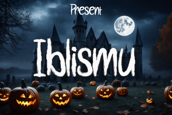 Iblismu: A Unique Display Font for High-Impact Campaigns