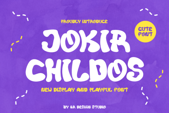 Jokir Childos: The Quirky Display Font for Joyful Branding