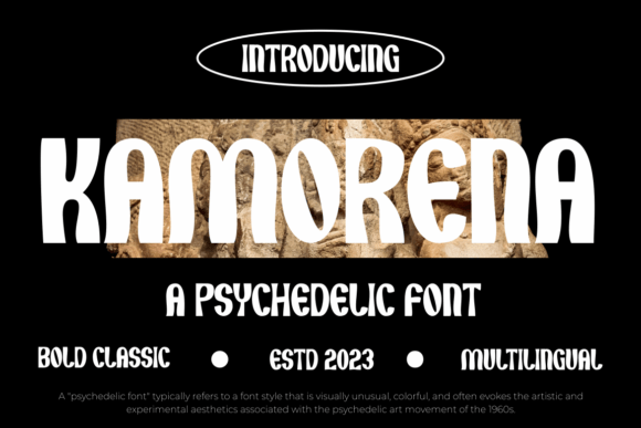 Kamorena: The Energetic Display Font for Modern Web Design