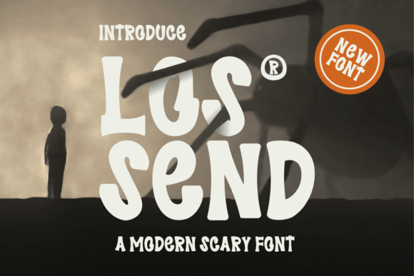 Los Send: The Spooky Display Font for Halloween Branding