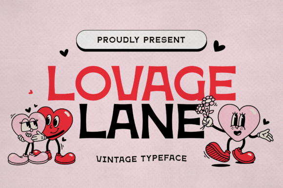 Lovage Lane: The Retro Display Typeface for Whimsical Branding