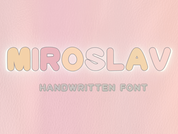 Miroslav: The Friendly Display Font for Editorial Design