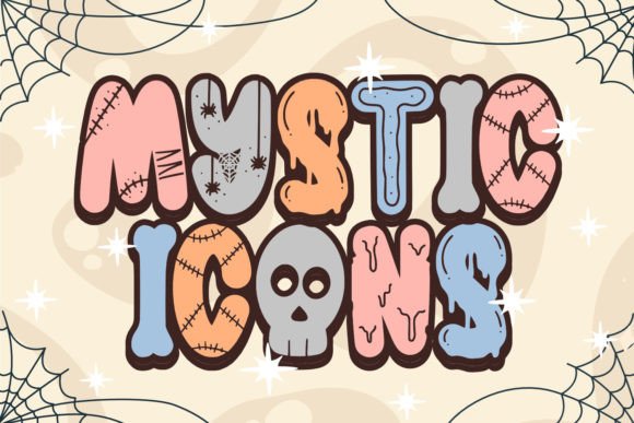 Mystic Icons: The Ultimate Hand-Lettered Halloween Display Font
