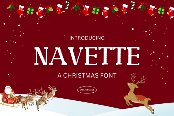 Navette: The Premium Display Font for Festive Brand Campaigns