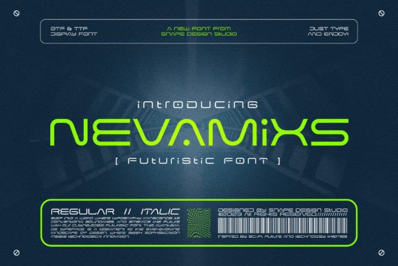 Nevamixs: The Futuristic Typeface for Modern Campaigns