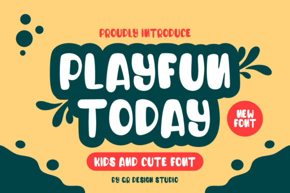 Playfun Today: A Childish Display Font for Friendly Branding