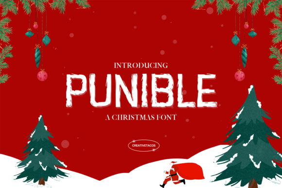 Punible: The Perfect Display Font for Seasonal Crafts