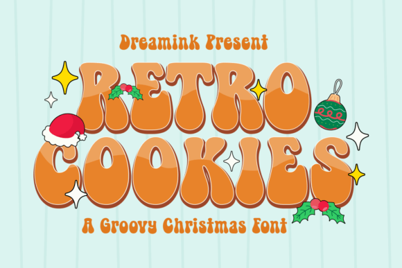 Retro Cookies: The Festive Handwritten Typeface for Holiday Branding
