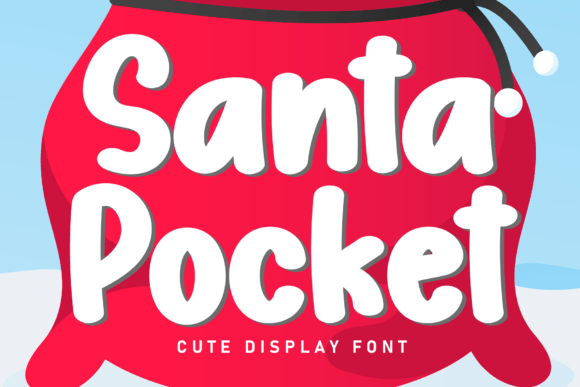 Santa Pocket: A Sweet Display Font for Editorial Design