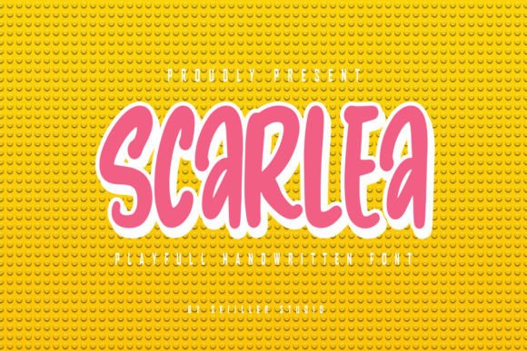 Scarlea: A Playful Display Typeface for Editorial Design
