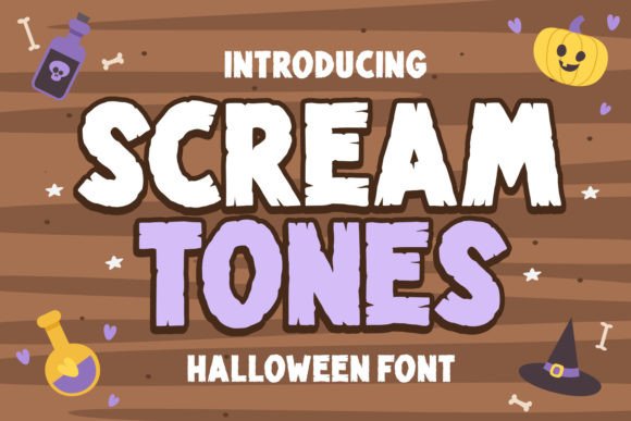 Scream Tones: A Chilling Display Font for Halloween Branding