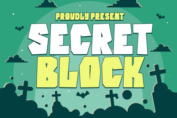 Secret Block: The Bold Display Font for Mystery Marketing