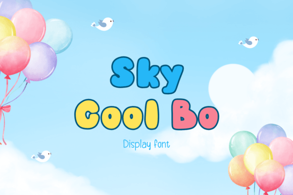Sky Cool Bo: The Playful Display Font for Modern Editorial Design