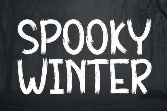 Spooky Winter: The Handwritten Display Font for Campaigns That Stand Out