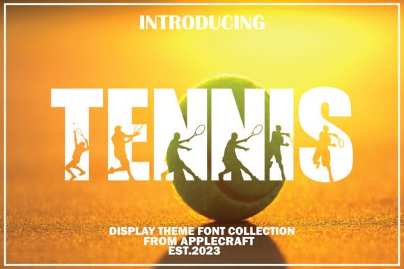 Tennis: The Bold Display Font for High-Impact Campaigns