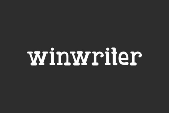 Winwriter: A Stylish Vintage Display Font for Modern Branding
